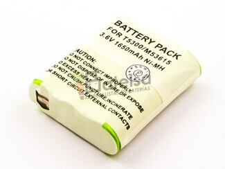 Batera para Walkie MOTOROLA T5320, T5400, HKNN4002, NiMH, 3,6V, 1650mAh, 5,9Wh