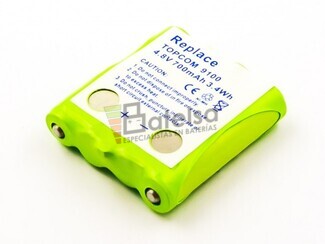 Batera para Walkie Topcom 9100 , NiMH, 4,8V, 700mAh