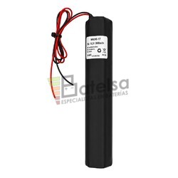 Bater�a persiana VELUX 946933 con cables de conexi�n rojo y negro