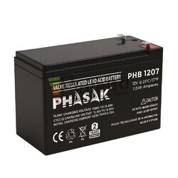 Batera Phasak 12 Voltios 7 Amperios PHB-1207