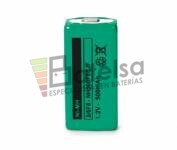 Batera Prismatica recargable HFC1U 3/5F6 1.2 Voltios 500 mAh