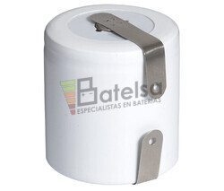 Batera recargable 1.2 Voltios 2.200 mah 1/2D ,NI-CD