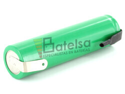 Batera recargable 1.2 Voltios 3.900 mah 4/3A, 7/5A NI-MH con Lengetas