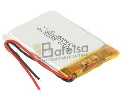 Batera recargable 3.7V 330 Mah de Polmero de Litio 402535PL