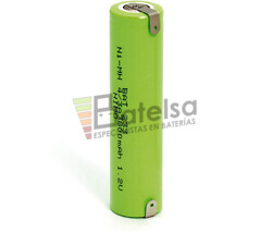 Batera recargable 4/3A 7/5A Con lengetas 1.2 Voltios 3.800 mAh