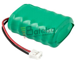 Batera Recargable 7,2 Voltios 150Mah con Conector GB150X6