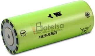 Batera Recargable LiFePO4 26650 3,2 Voltios 2,5 Amperios