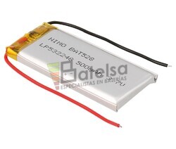 Bateria recargable Litio Polmero 3.7 Voltios 500 mAh GSP532248