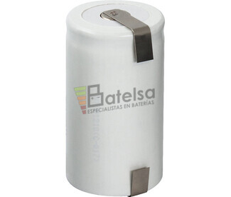 Batera recargable Sub-C 1.2 Voltios 1.500 mAh NI-CD C-lengetas