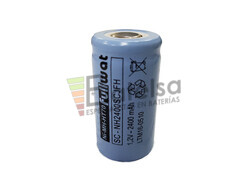 Batera recargable Sub-C 1.2 Voltios 2.400 mAh sin lengetas