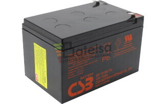 Batera SAI 12 Voltios 12 Amperios Alta Descarga CSB GP12120