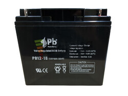 Batera SAI 12 Voltios 18 Amperios PB12-18 PREMIUM BATTERY