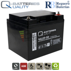 Batera Scooter 12 Voltios 50 Amperios 12LCP-50 Cclica
