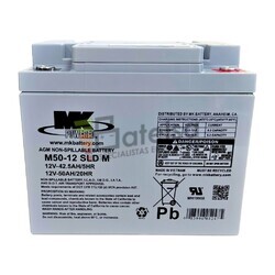 Batera Silla de Ruedas MK M5012SLD M 12V 50A