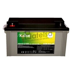 Batera Solar 12 Voltios 140 Amperios AGM KBAS121400