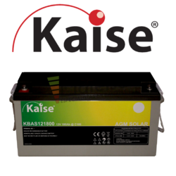 Batera Solar 12 Voltios 180 Amperios AGM Kaise KBAS121800