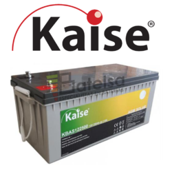 Batera Solar 12 Voltios 250 Amperios AGM Kaise KBAS122500