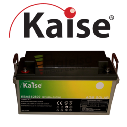 Batera Solar 12 Voltios 80 Amperios AGM Kaise