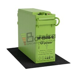 Bater�a solar AGM 12 Voltios 250 Amperios frontal U-Power TFS250-12