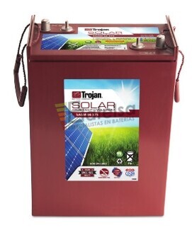 Batera Trojan Solar AGM SAGM 06 375 6 Voltios 375 Amperios C20 296 x 176 x 414mm