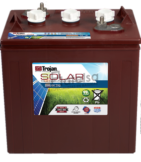 Batera Trojan Solar Signature SSIG 06 290 6 Voltios 265 Amperios C20 262 x 181 x 292mm