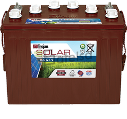 Batera Trojan Solar Signature SSIG 12 170 12 Voltios 153 Amperios C20 354 x 181 x 272mm