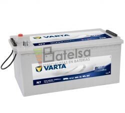 Batera VARTA 12 Voltios 215 Ah Promotive Blue 715 400 115 Ref.N7 EN 1150A 518X276X242