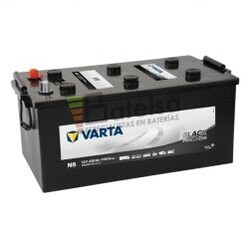 Batera VARTA 12 Voltios 220 Ah Promotive Black 720 018 115 Ref.N5 EN 1150A 518X276X242