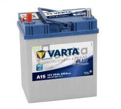 Batera VARTA 12 Voltios 40 Ah Blue Dynamic 540 127 033 Ref.A15 EN 330A 187X127X227