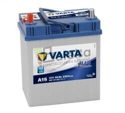 Batera VARTA 12 Voltios 40 Ah Blue Dynamic 540 127 033 Ref.A15 EN 330A 187X127X227