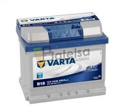 Batera VARTA 12 Voltios 44 Ah Blue Dynamic 544 402 044 Ref.B18 EN 440A 207X175X175