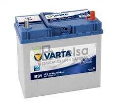 Batera VARTA 12 Voltios 45 Ah Blue Dynamic 545 155 033 Ref.B31 EN 330A 238X129X227