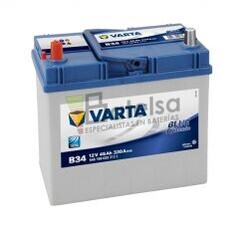 Batera VARTA 12 Voltios 45 Ah Blue Dynamic 545 158 033 Ref.B34 EN 330A 238X129X227