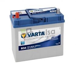 Batera VARTA 12 Voltios 45 Ah Blue Dynamic 545 158 033 Ref.B34 EN 330A 238X129X227