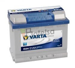 Batera VARTA 12 Voltios 60 Ah Blue Dynamic 560 408 054 Ref.D24 EN 540A 242X175X190