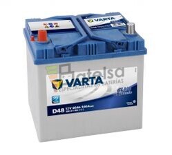 Batera VARTA 12 Voltios 60 Ah Blue Dynamic 560 411 054 Ref.D48 EN 540A 232X173X225