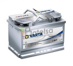 Batera VARTA 12 Voltios 70 Ah Profesional Dual Purpose AGM 840 070 076 Ref.LA70 EN 760A 278X175X190