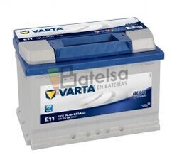 Batera VARTA 12 Voltios 74 Ah Blue Dynamic 574 012 068 Ref.E11 EN 680A 278X175X190