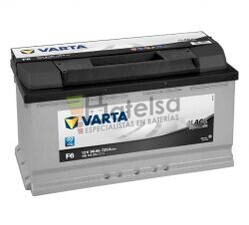 Batera VARTA 12 Voltios 90 Ah Black Dynamic 590 122 072 Ref.F6 EN 720A 353X175X190