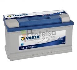 Batera VARTA 12 Voltios 95 Ah Blue Dynamic 595 402 080 Ref.G3 EN 800A 353X175X190