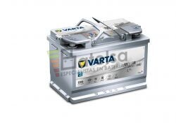 Batera VARTA START-STOP 12 Voltios 70 Ah Silver Dynamic AGM 570 901 076 Ref.E39 EN 760A 278X175X190