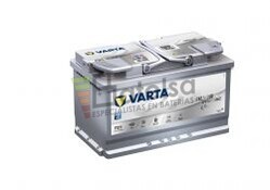 Batera VARTA START-STOP 12 Voltios 80 Ah Silver Dynamic AGM 580 901 080 Ref.F21 EN 800A 315X175X190