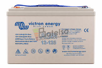 Bater�a Victron Energy AGM Super Cycle 12 Voltios 125 Amperios