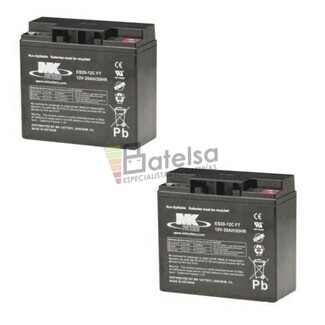 Bateras 12 Voltios 20 Amperios MK ES20-12CFT