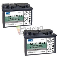 Bateras 12V 56A Gel Dryfit GF12051Y1