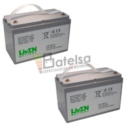 Bater�as de Litio 12 Voltios 100 Amperios LVF100-12