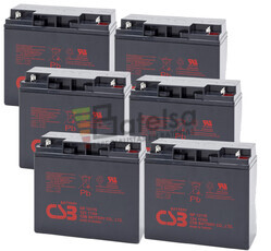 Bateras para SAI APC ( Pack 6 Bateras ) 6XGP12170