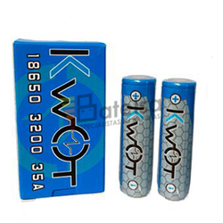 Bateras Kwot IMR 18650 3.200 mAh 35A (2U)