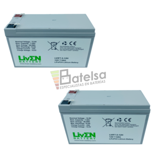 Bateras Litio 24 Voltios 7,5 Amperios LVIF7.5-12