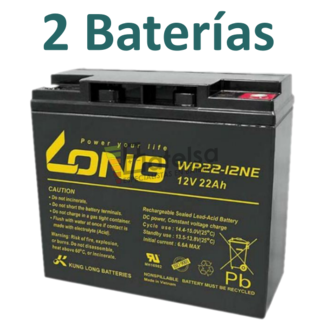 Bateras para Invacare At-m QT Take Along Chair 12V 22A